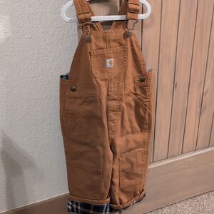 Carhartt Kids Tan Overalls